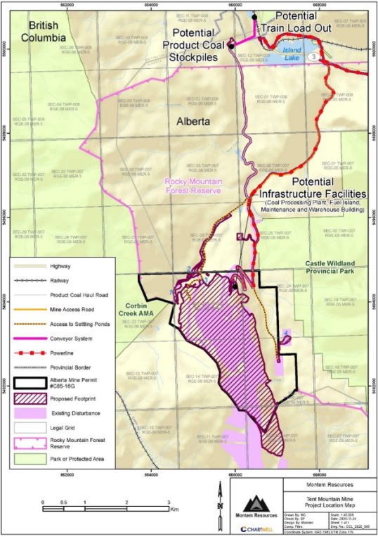 Figure 2: Tent Mountain Mine Redevelopment Project